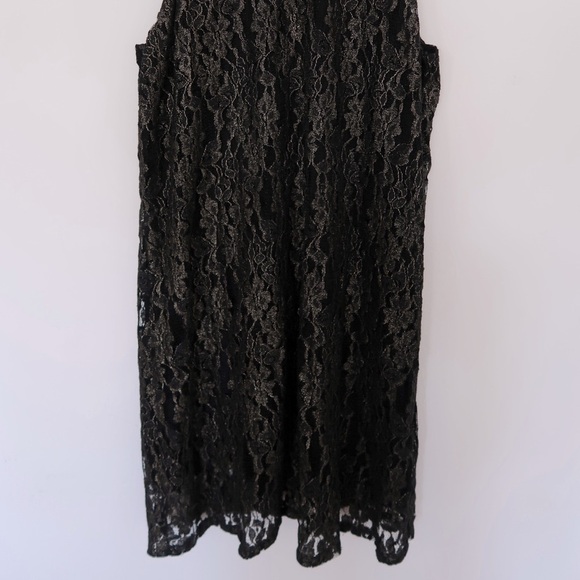 ASTR Foiled Lace Shift Dress - Picture 5 of 11